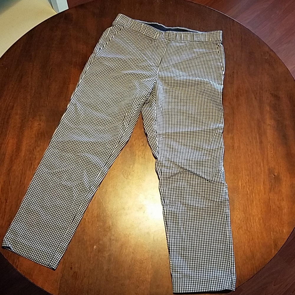 Black & white pants